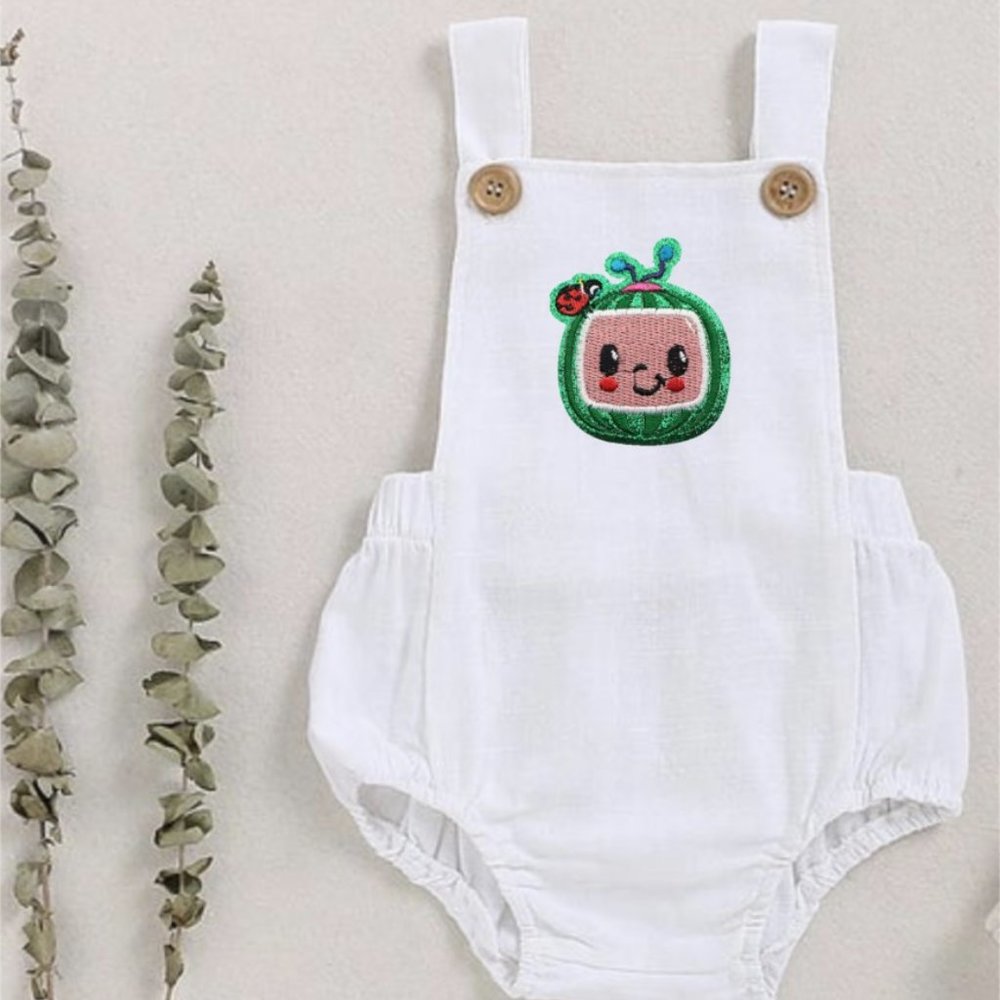 Cocomelon Boy Girl Birthday Outfit Clothes Romper Jumpsuit Outfit Smash Cake